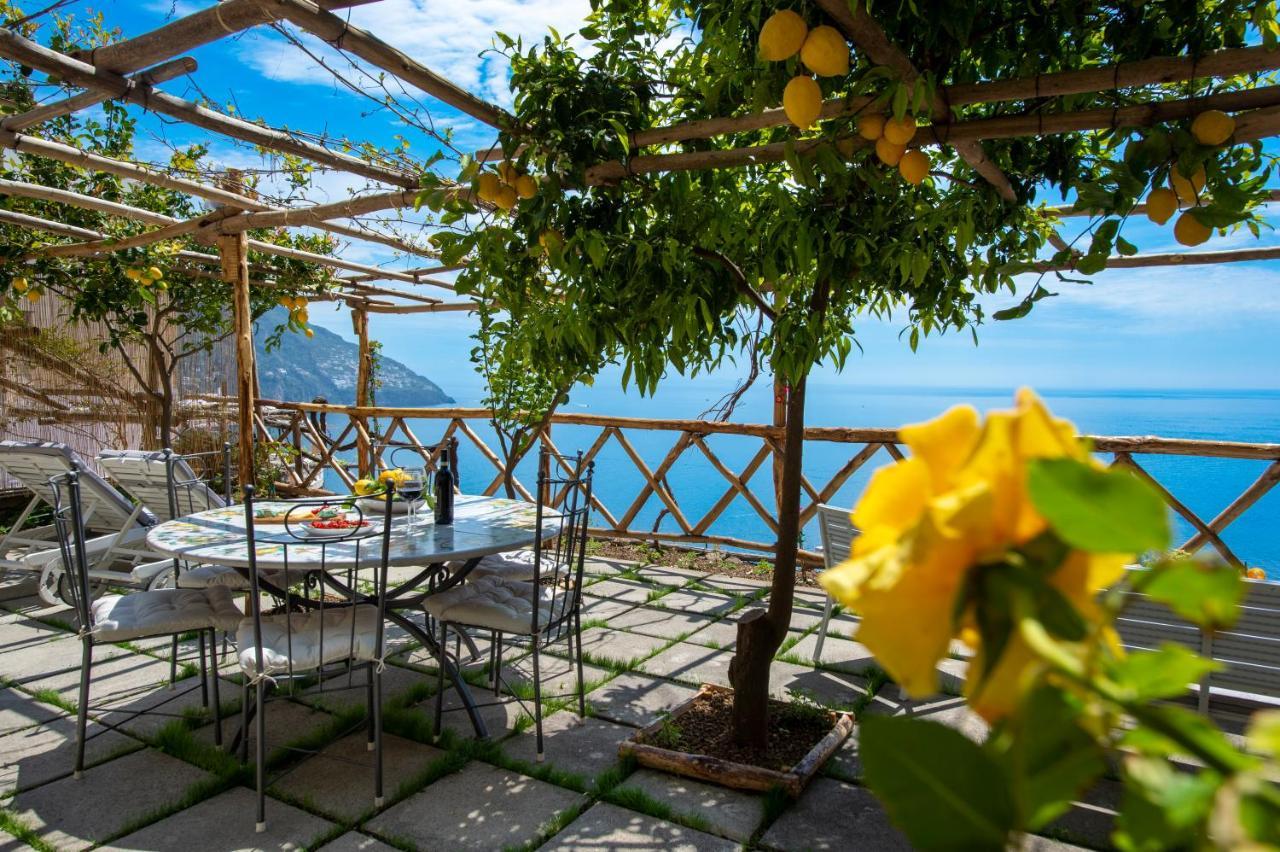 بوسيتانو Villa Briganti Seaview Terrace المظهر الخارجي الصورة