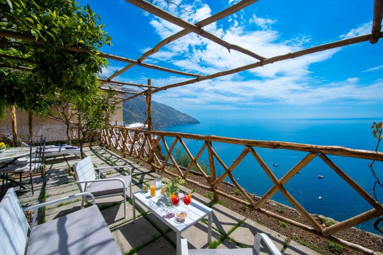 بوسيتانو Villa Briganti Seaview Terrace المظهر الخارجي الصورة