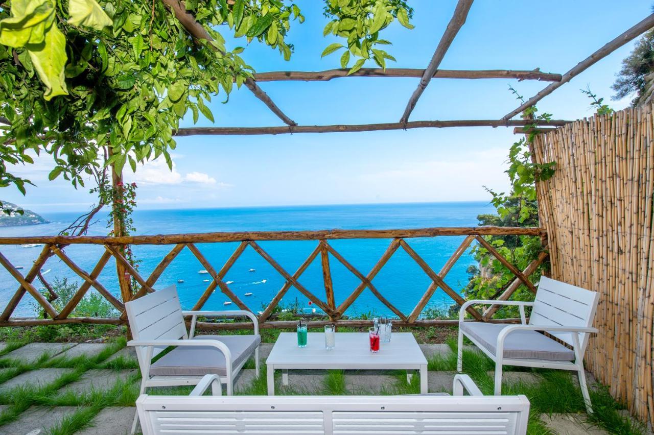 بوسيتانو Villa Briganti Seaview Terrace المظهر الخارجي الصورة